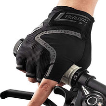 Load image into Gallery viewer, Cool Change Mountain Bike Gloves Half Finger Cycling Gloves Motorcycle Gloves for Men Women Reflective Anti-Slip Shock-Absorbing Thick Padded Biking Gloves