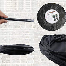 Load image into Gallery viewer, DEXING Pop-Up Car Trash Bin Hump Garbage Bag Foldable Vehicle Trash Can Litter Storage Collection for Camping, 16.64 Gallon Capacity Black
