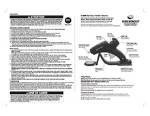 Load image into Gallery viewer, Surebonder Cordless Hot Glue Gun, High Temperature, Full Size, 60W, 50% More Power - Sturdily Bonds Metal, Wood, Ceramics, Leather & Other Strong Materials (Specialty Series CL-800F)