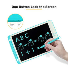 Load image into Gallery viewer, Richgv LCD Writing Tablet, 10 inches Electronic Graphic Tablet, Writing & Drawing Doodle Board with Memory Lock for Home, School,Office, Blue