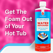 Load image into Gallery viewer, Spa Defoamer for Hot Tub & Hot Tub Foam Eliminator, Spa Anti Foam for Hot Tub Owners to Keep Spa Foam Down & get Foam Out, HotTub Foam Reducer & Spa Bubble Remover (1- Pint)