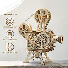 Load image into Gallery viewer, ROKR 3D Wooden Puzzles DIY Model Building Kits for Adults Mechanical Craft Kits Vitascope Birthday Gift for Friends and Family