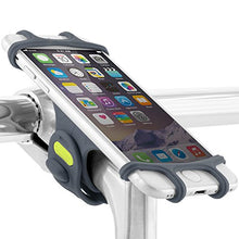 Load image into Gallery viewer, Bone Bike Tie Pro, Universal Bike Phone Mount, Bicycle Stem Handlebar Cell Phone Holder for 4 to 6 Inch Smartphone, iPhone 8 7 6s Plus 5 SE Samsung Galaxy S8 S7 Note 6 (Dark Blue)