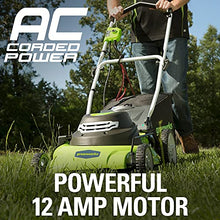 Load image into Gallery viewer, Greenworks 12 Amp 20-Inch 3-in-1Electric Corded Lawn Mower, 25022