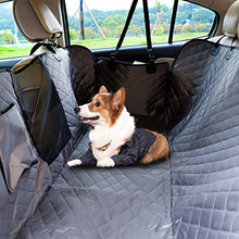 Load image into Gallery viewer, DKIIGAME Dog Car Seat Covers, Dog Car Hammock with Mesh Window, Heavy Duty Car Seat Covers for Dogs,100% Waterproof Anti-Slip 600D Oxford Cloth Dog Seat Cover for Back Seat