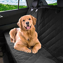 Load image into Gallery viewer, Pet Magasin Durable Black Pet Car Seat Cover Waterproof & Scratch Proof & Nonslip Backing & Hammock Style & Heavy Duty Back Seat Protector for Cars Trucks & SUVs