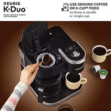 Load image into Gallery viewer, Keurig K-Duo Coffee Maker, Single Serve and 12-Cup Carafe Drip Coffee Brewer, Compatible with K-Cup Pods and Ground Coffee, Black