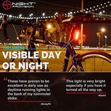 Load image into Gallery viewer, Night Provision Bike Lights Front & Back USB Rechargeable LED Headlight Rear Tail Light Flasher Set Best for Road Mountain Bicycle