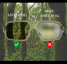 Load image into Gallery viewer, HUNTERSKY HTS Q37 anti-fog polarized Tactical hunting Shooting sunglasses Military Grade Ballistic Impact Protection eye pro army Glasses, Motorcycle riding running driving Gun Range