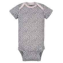 Load image into Gallery viewer, Gerber Baby 4-Pack Short Sleeve Onesies Bodysuits - Bunny Pink/Gray