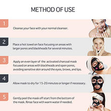 Load image into Gallery viewer, AsaVea Black Peel Off Mask with Brush,Blackhead Remover Charcoal Blackhead Remover, Deep Cleansing, Pore Shrinking, Acne and Oil Control, Anti Aging 80 gram