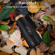 Load image into Gallery viewer, Allkeys 16x55 High Definition Monocular Telescope and Quick Smartphone Holder,2020 Newest Waterproof Monocular,Day & Low Night Vision,BAK4 Prism for Wildlife Bird Watching Hunting