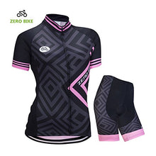 Load image into Gallery viewer, ZEROBIKE Women's Short Sleeve Cycling Jersey Jacket Cycling Shirt Quick Dry Breathable Mountain Clothing Bike Top