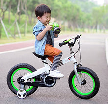 Load image into Gallery viewer, RoyalBaby Boys Girls Kids Bike 16 Inch Matte Button Bicycles with Training Wheels Kickstand Child Bicycle Pink