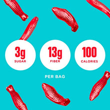 Load image into Gallery viewer, SmartSweets Sweet Fish, Candy with Low Sugar (3g), Low Calorie (100), No Artificial Sweeteners, Vegan, Plant-Based, Gluten-Free, Non-GMO, Healthy Snack for Kids & Adults, 1.8oz (Pack of 12)