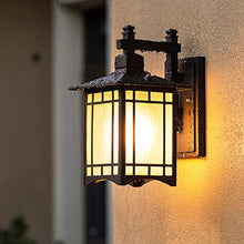 Load image into Gallery viewer, Wen long shop Wall lamp European Outdoor Wall lamp Waterproof Garden Light Garden Villa Decoration Exterior Wall lamp Outdoor gate Wall Post lamp