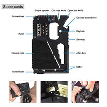 Load image into Gallery viewer, Napasa Emergency Survival Kit 54 in 1 Outdoor Survival Gear Tool and First Aid Kit, Survival Bracelet, Emergency Blanket, Compass, Multi-Purpose EDC Outdoor Gear for Camping Hiking Climbing