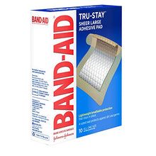 Load image into Gallery viewer, BAND-AID Adhesive Pads Comfort-Flex Large 10 Each (Pack of 2)