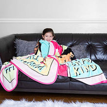 Load image into Gallery viewer, Franco Kids Bedding Super Soft Plush Micro Raschel Blanket, 62 in x 90 in, Disney Princess