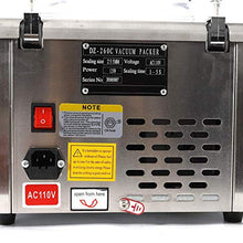 Load image into Gallery viewer, Vacuum Sealer,110V Commercial Kitchen Food Chamber Tabletop Seal Vacuum Packaging Machine Sealer 110V