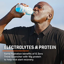 Load image into Gallery viewer, Gatorade Zero With Protein, 10g Whey Protein Isolate, Zero Sugar, Electrolytes, Glacier Cherry, 16.9 Fl Oz, 12 Pack