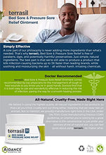 Load image into Gallery viewer, Bed Sores Treatment Cream – Natural Healing of Bed Sores, Pressure Sores, Ulcers with 3X Action for Soothing Relief by Terrasil – 44gm Jar