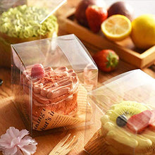 Load image into Gallery viewer, LOKQING 30 Pcs Candy Apple Box with Hole Top,4 x 4 x 4 INCH Plastic Gift Boxes for Caramel Apples Pops Cookies Cocoa Bombs Chocolate Easter Eggs