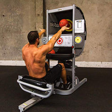 Load image into Gallery viewer, Ab Solo - Abdominal Exercise Machine, Patented Ball Return Design, Touch Targets, Repetition Counter, Training Balls Included (Silver)