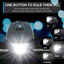 Load image into Gallery viewer, Vont 'Breeze' Bike Light Set, USB Rechargeable Bicycle Light, Instant Install, Fits All Bikes - 3 Modes, Bike Lights Front and Back Illumination - Waterproof, Lightweight, Durable