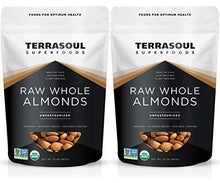 Load image into Gallery viewer, Terrasoul Superfoods Raw Unpasteurized Organic Almonds (Sproutable), 4 Pounds