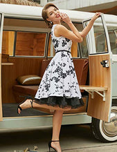 Load image into Gallery viewer, GRACE KARIN Knee Length Gothic Petticoat Half Slips Fun Skirt (XL,Black)