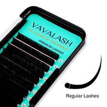 Load image into Gallery viewer, Eyelash Extensions 0.15 C Curl 8-14mm Lash Extensions Supplies Individual Lashes Premium Silk Volume & Classic Lash Soft Matte Dark Professional Eyelashes Extension (0.15-C-8-14 Mixed)