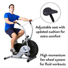 Load image into Gallery viewer, Body Rider BRF700 Exercise Upright Fan Bike (with UPDATED Softer Seat) Stationary Fitness / Adjustable Seat