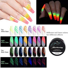 Load image into Gallery viewer, Ownest 8 Colors Luminous Spider Gel,Spider UV Gel Nail Art Drawing Glue DIY Manicure Art Decoration,with 3 Nail Painting Pen-8ml