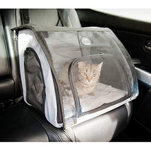 Load image into Gallery viewer, K&H Pet Products Travel Safety Carrier for Pets Gray/Black Medium 24 X 19 X 17 Inches