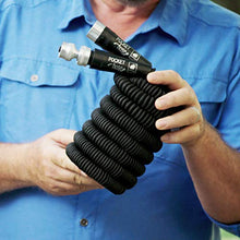 Load image into Gallery viewer, Pocket Hose Original Silver Bullet Water Hose by BulbHead - Expandable Garden Hose That Grows with Lead-Free Aluminum Connectors - Safe Drinking Water Hose (100 Feet)