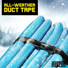 Load image into Gallery viewer, Heavy Duty Black Duct Tape - 6 Roll Multi Pack - 20 Yards x 2 Inch - Strong, Flexible, No Residue, All-Weather and Tear by Hand - Bulk Value for Do-It-Yourself Repairs, Industrial, Professional Use