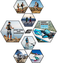 Load image into Gallery viewer, FREEMOVE Hydration Pack Backpack with 2 Liter Water Bladder and Cooler Bag, Lightweight, Fully Adjustable, Leakproof Multiple Pockets Camel Pack Gear for Hiking, Running, Cycling