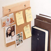Load image into Gallery viewer, Trycooling Bulletin Board/Cork Board on The Desktop-Small Mini Hanging Tack Message Memo Picture Board for Home Office School