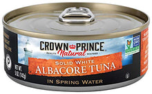 Load image into Gallery viewer, Crown Prince Natural Solid White Albacore Tuna in Spring Water, 5 Ounce Cans (Pack of 12)