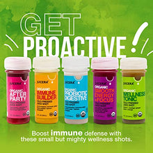 Load image into Gallery viewer, JUICERA Organic Immune Boost Immune Builder Wellness Shots - 12 Pack - USDA Organic Cold Pressed Juice Shots with Anti-Inflammatory Immune Shot Blend of Ginger & Turmeric - Liquid Vitamin Shot