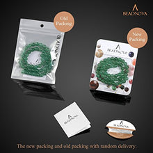 Load image into Gallery viewer, BEADNOVA Green Aventurine Beads Natural Crystal Beads Stone Gemstone Round Loose Energy Healing Beads with Free Crystal Stretch Cord for Jewelry Making (8mm, 45-48pcs)