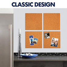 Load image into Gallery viewer, Quartet Cork Tiles, Cork Board, 12 Inches x 12 Inches, Corkboard, Wall Bulletin Boards, Natural, 8 Count (108)