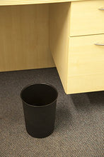 Load image into Gallery viewer, Kenney Storage Made Simple Plastic Waste Basket, Black