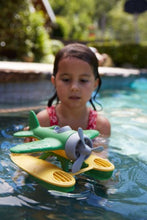 Load image into Gallery viewer, Green Toys Seaplane in Green Color - BPA Free, Phthalate Free Floatplane for Improving Pincers Grip. Toys and Games ,9 x 9.5 x 6 inches