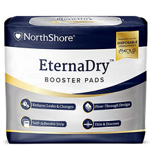 Load image into Gallery viewer, NorthShore EternaDry Booster Pads for Men and Women with Adhesive, X-Small, Pack/30