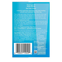Load image into Gallery viewer, Neutrogena Hydro Boost Hydrating Gel Eye Cream with Hyaluronic Acid, Dermatologist Recommended Water Gel Under-Eye Cream, Oil-, Dye- & Fragrance Free, 0.5 fl. oz