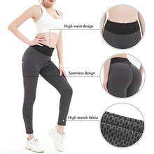 Load image into Gallery viewer, CONTINENTS Butt Lifting Leggings Women Booty High Waisted Tummy Control Workout Yoga Pants for Women Red