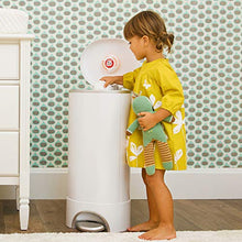 Load image into Gallery viewer, Munchkin Step Diaper Pail Powered by Arm & Hammer, Includes (1) Bonus Toss Disposable Diaper Pail