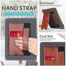 Load image into Gallery viewer, CoBak Kindle Paperwhite Case with Stand - Durable PU Leather Cover with Auto Sleep Wake, Card Slot, Hand Strap Feature - Fits Kindle Paperwhite 11th Generation 6.8" and Signature Edition 2021 Released